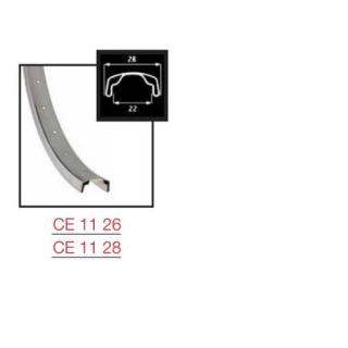 Cerchi in Acciaio Cromato 26" 3/8  Sport