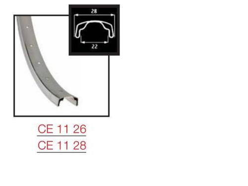 Cerchio in Ferro Cromato 26" 3/8 Sport