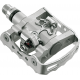 PedaliSPD Shimano PD-M 324 su cartone unilaterale, argento,9/16"