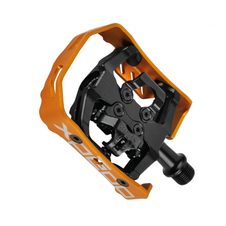 Pedali Xpedo Clipless XCF13AC nero/arancio, 9/16", XCF13AC