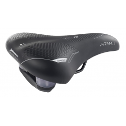 Sella Selle Bassano Prima Trekking nero, uni elastomero, 270x175mm, 481g