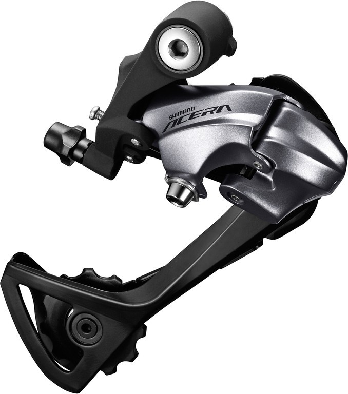 Cambio Shimano Acera RD-T3000 senza adattatore, 9V, argento