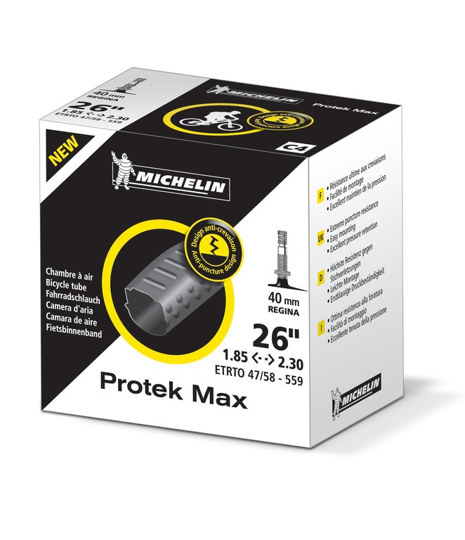 Camera d'aria Michelin A3 Protek Max 28" 32/42-622, VS 35 mm