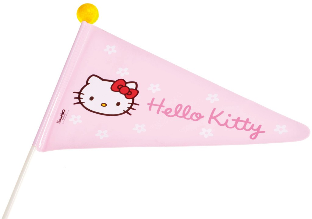 Bandierina Hello Kitty stelo in due parti