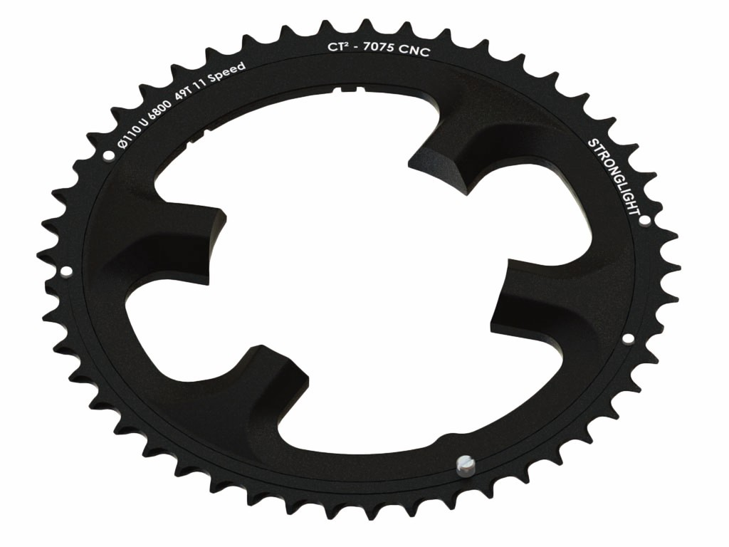 Corona Stronglight Ultegra 110mm 52 denti esterno, nero,ct², 11V