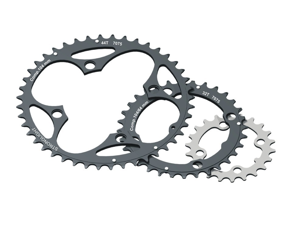 Corona Stronglight MTB 104/64 CT² esterno 44 denti, nero, 9V