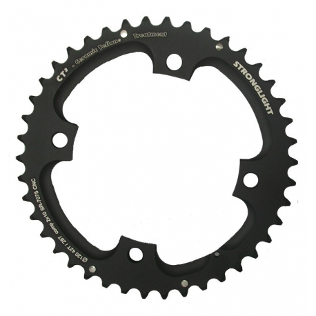 Corona Stronglight BTT per Sram 2x10 esterno 41(27) Alu nero