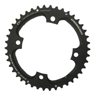 Corona Stronglight BTT per Sram 2x10 esterno 42(28) Alu nero