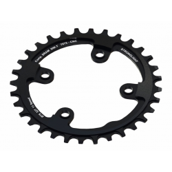 Corona Stronglight MTB Sram 1x11 per XX1 4-Arm 28Z con filettatura, nero