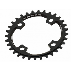 Corona Stronglight MTB Sram 1x11 per X01 4-Arm 30Z con filettatura, nero LK 94mm