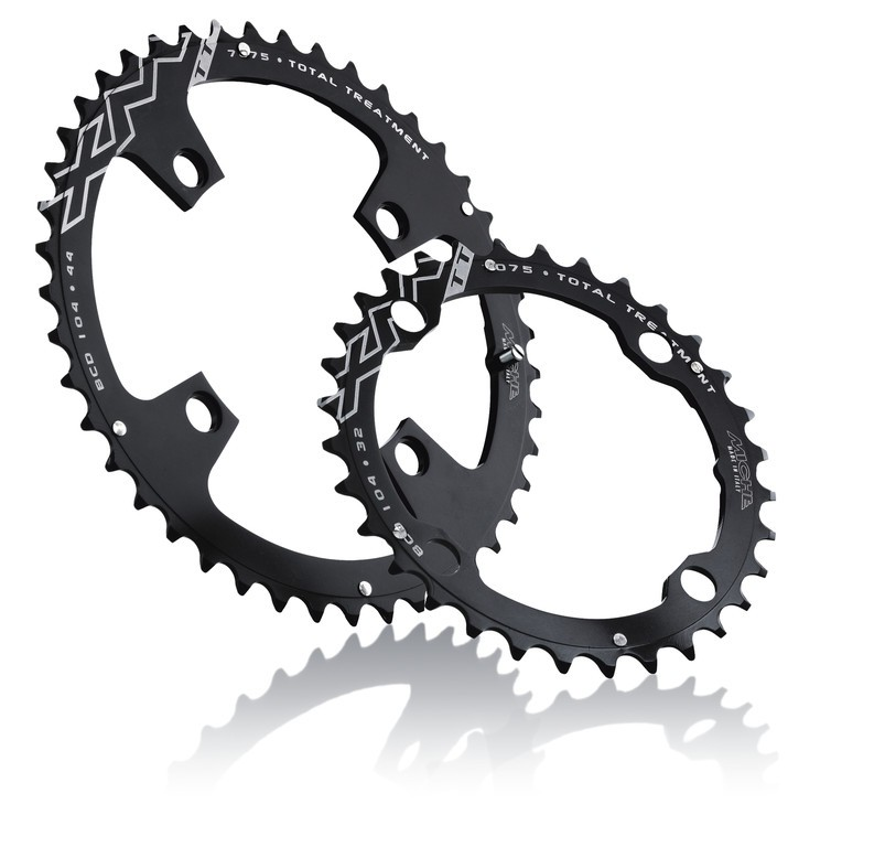 Corona Miche MTB XM TT BCD 104 fuori 44 d. 9V nero