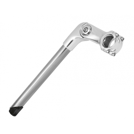 Attacco Ergotec Octopus 2 SL 300mm/90mm, Niro/Alu, silver, 1 1/8", Ø25,4mm