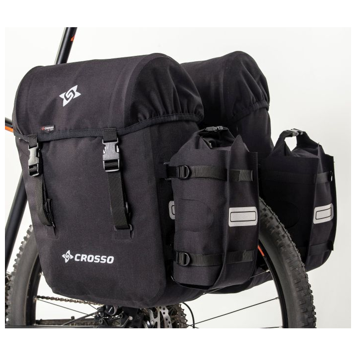 CROSSO New Coppia Borse Cicloturismo Posteriori EXPERT 66L