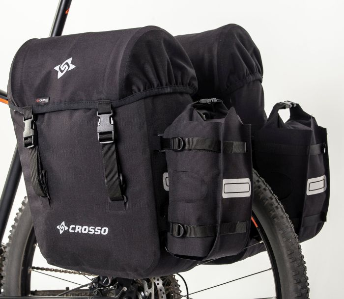 CROSSO Coppia Borse Cicloturismo Posteriori EXPERT 66L