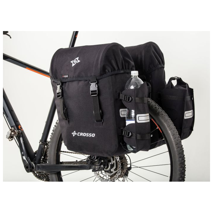 CROSSO New Coppia Borse Cicloturismo Posteriori EXPERT 66L