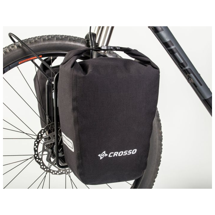 CROSSO New Coppia Borse Cicloturismo Anteriore TWIST 30L