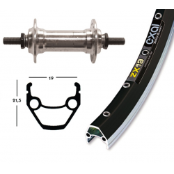 Ruota Anteriore 28x1.75 36F Exal ZX 19 nero/brunito/niro