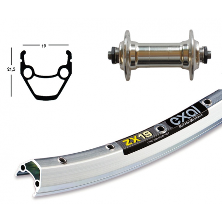 Ruota Anteriore 26x1.75 QR 36F NFL D1 arg/inox