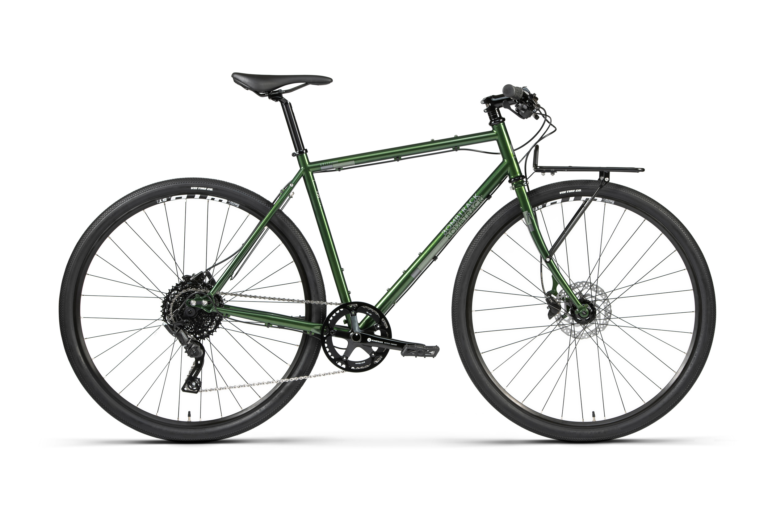 BOMBTRACK Arise Geared - glossy metallic green