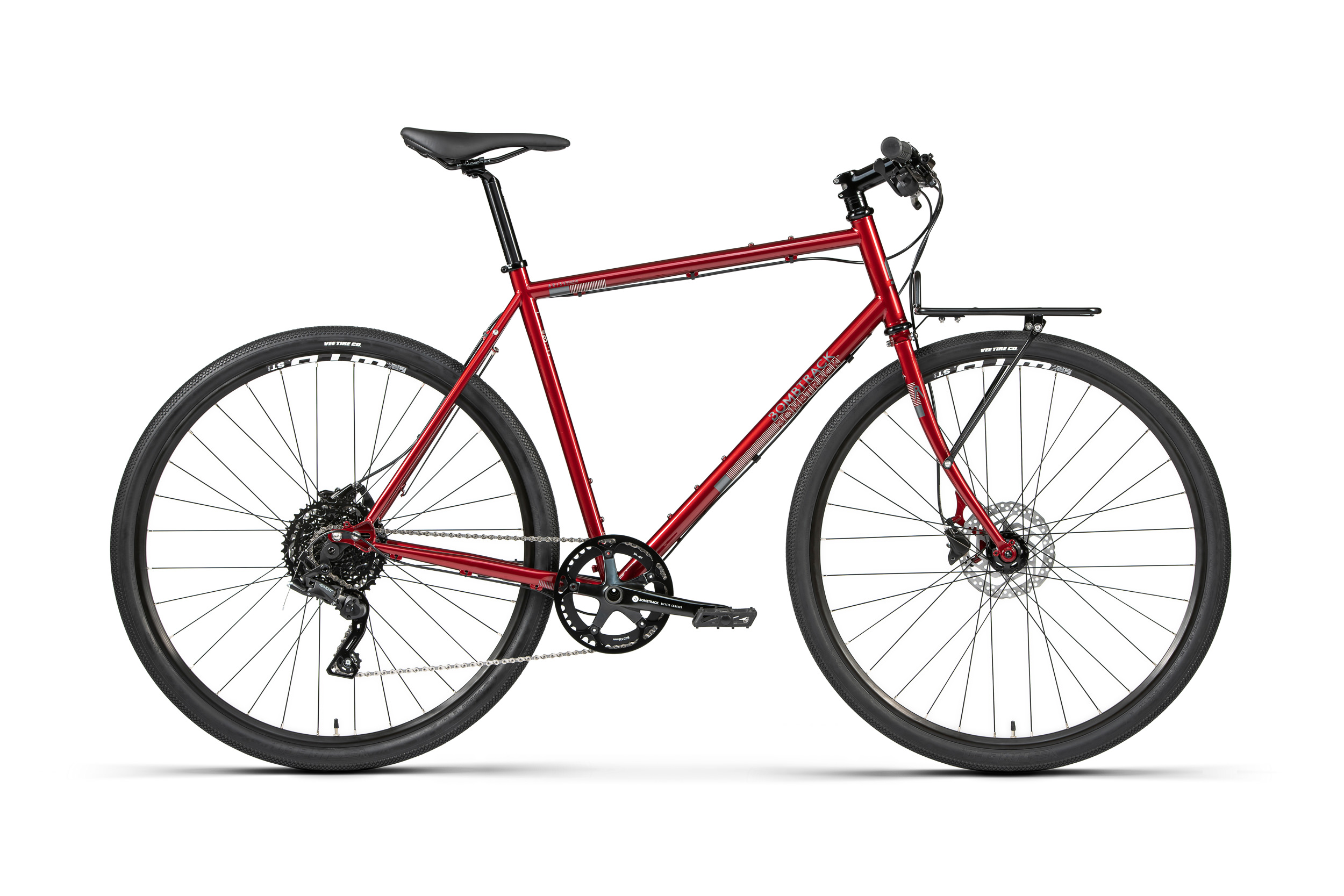 BOMBTRACK Arise Geared - glossy dark cherry