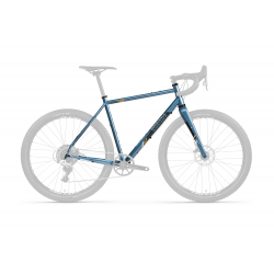 BOMBTRACK 2022 Hook EXT Frameset - matt metallic grey blue