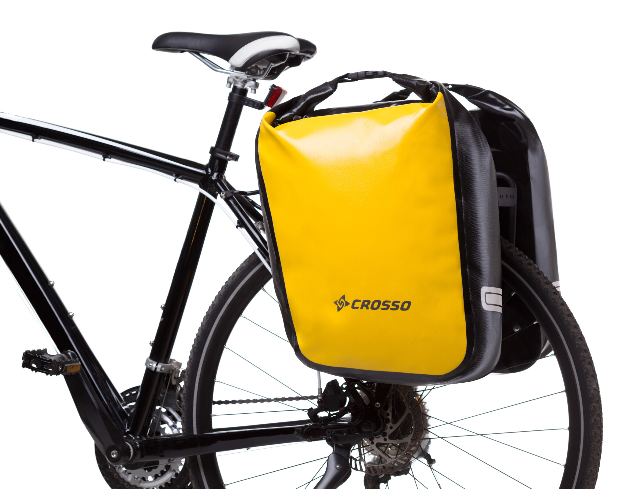 CROSSO DRY 60 L Coppia Borse Cicloturismo Posteriori, Gialle