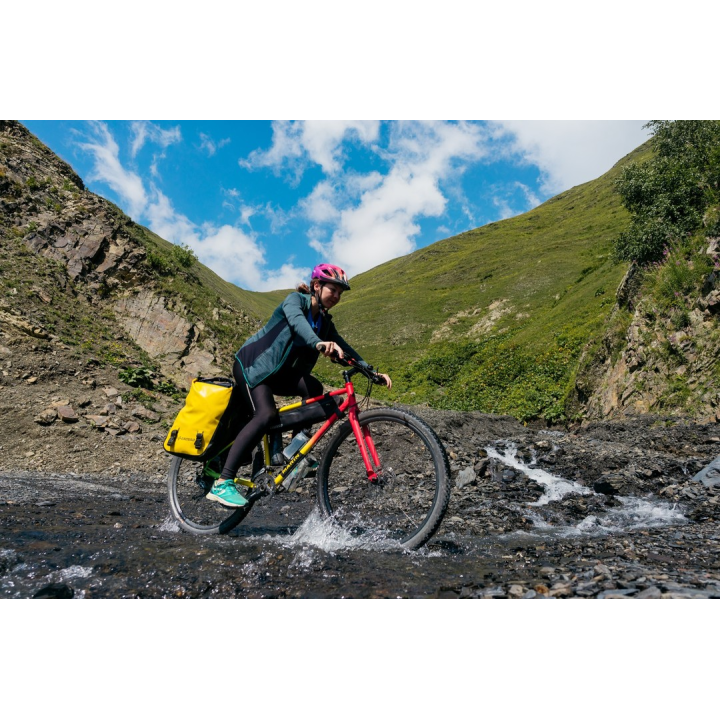 CROSSO DRY 60 Coppia Borse Cicloturismo Posteriori – Gialle