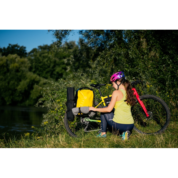 CROSSO DRY 60 Coppia Borse Cicloturismo Posteriori – Gialle