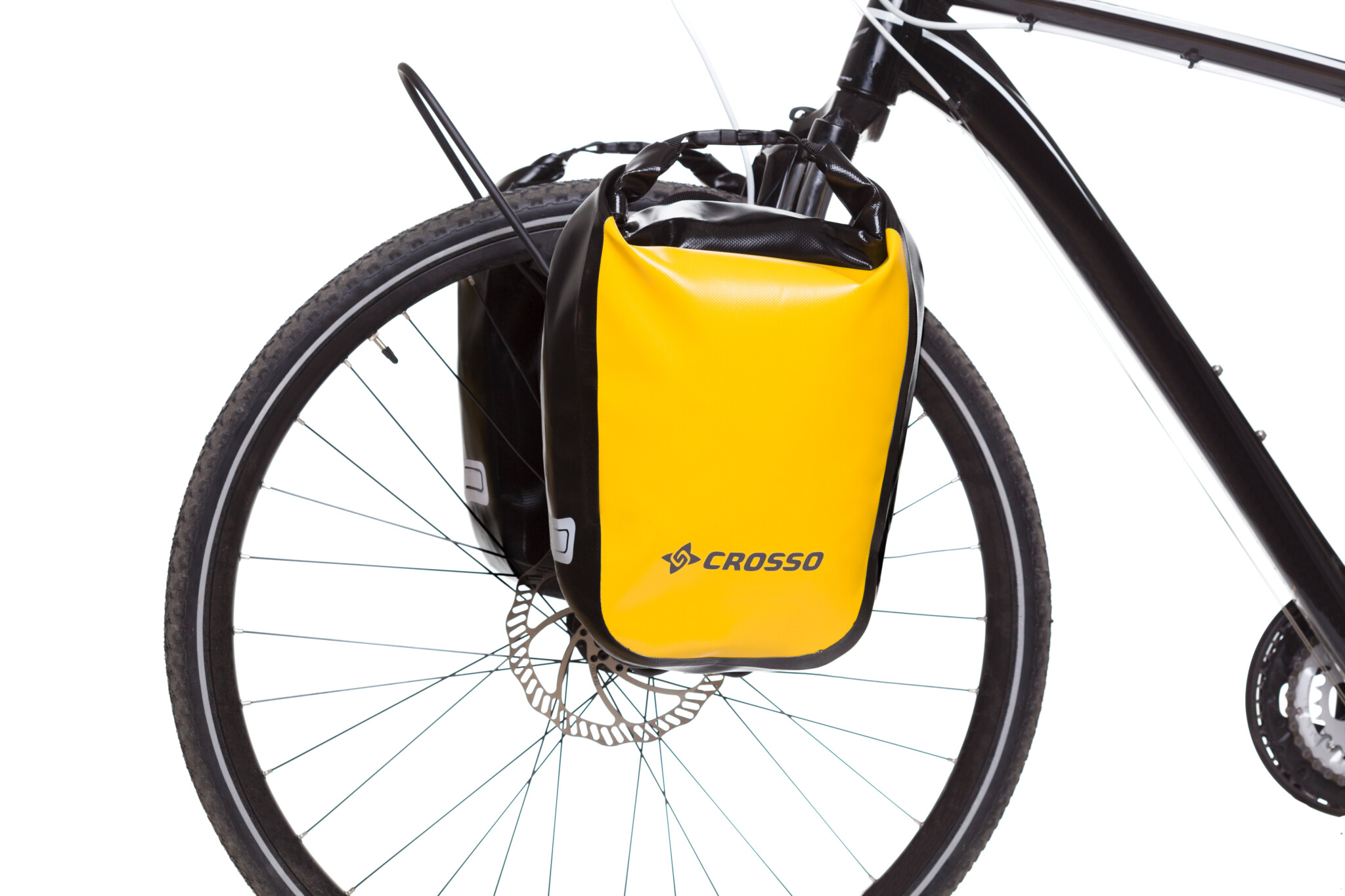 CROSSO DRY 30 L Coppia Borse Cicloturismo, Gialle