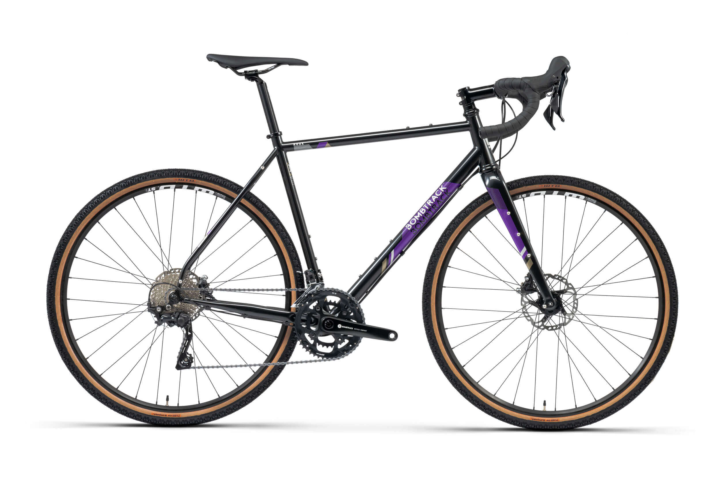 BOMBTRACK Hook - Black/Purple - Bici Gravel