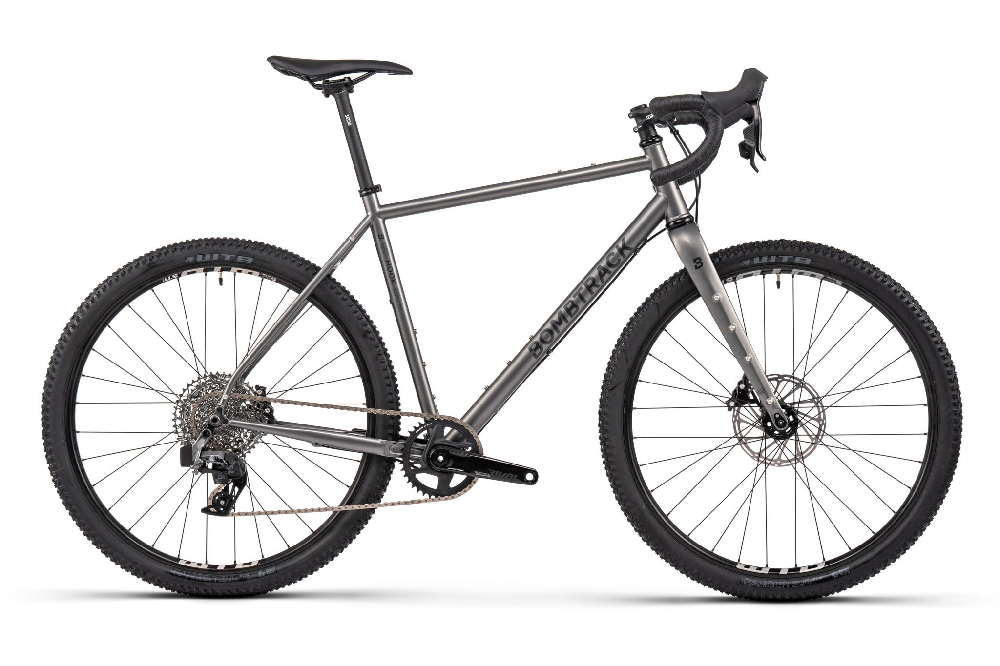 BOMBTRACK Hook EXT Rival AXS - Matt Charcoal Grey