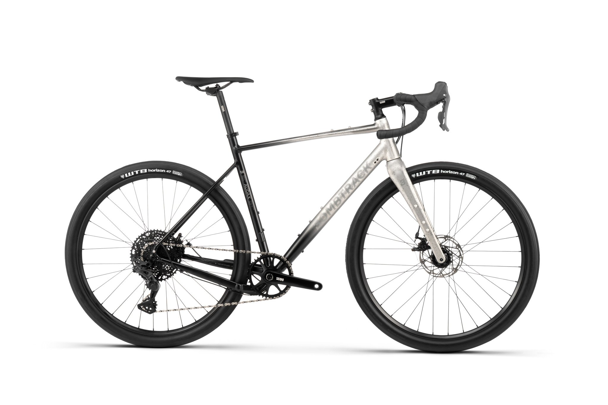 BOMBTRACK Audax AL Sword - Matt Splatter Silver / Black Fade