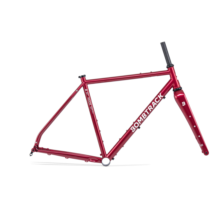 Bombtrack Hook Metallic Red – Steel Gravel Frameset