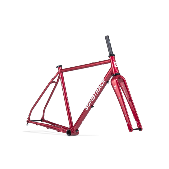 Bombtrack Hook Metallic Red – Steel Gravel Frameset