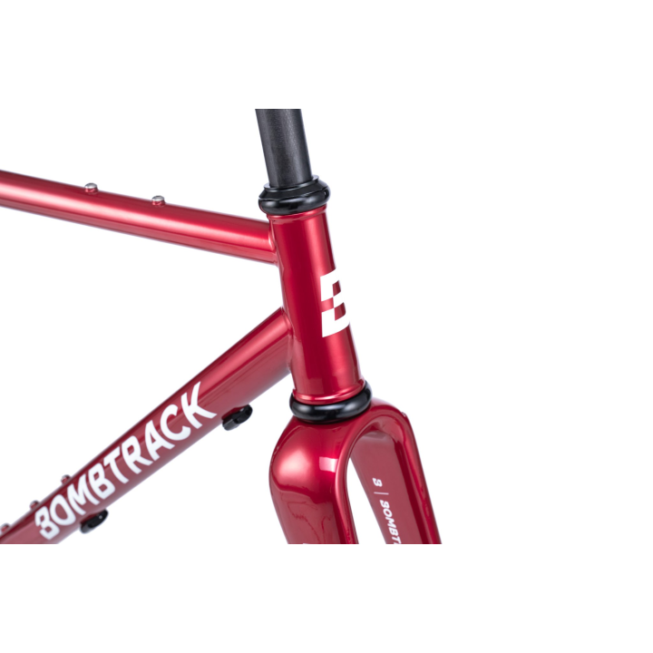 Bombtrack Hook Metallic Red – Steel Gravel Frameset