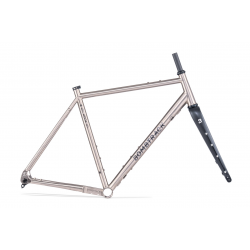 BOMBTRACK Hook EXT Ti Frameset - Titanium / Black 