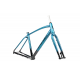 BOMBTRACK Beyond AL Frameset - Metallic Black / Turquoise