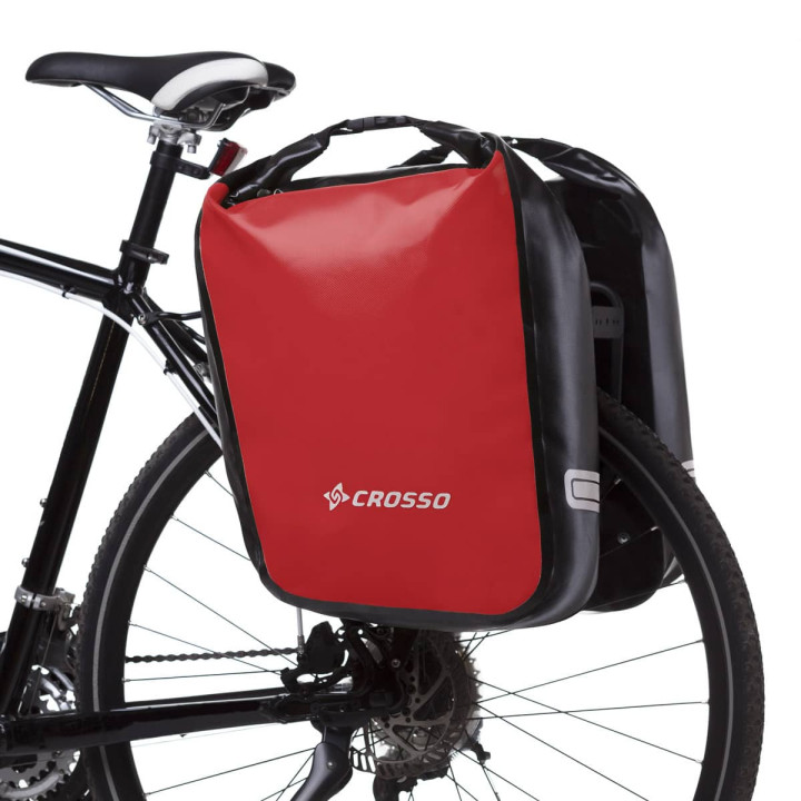 Crosso Dry 60 Rail System – Borse cicloturismo impermeabili 60L