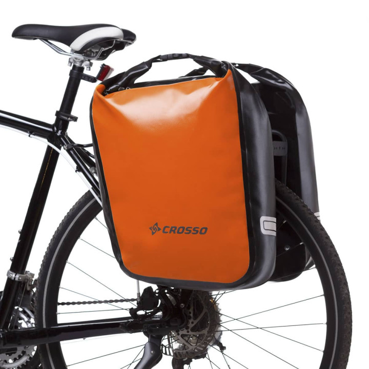 Crosso Dry 60 Rail System – Waterproof Bike Touring Panniers 60L