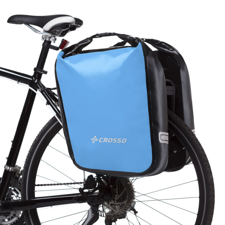 Crosso Dry 60 Rail System – Waterproof Bike Touring Panniers 60L