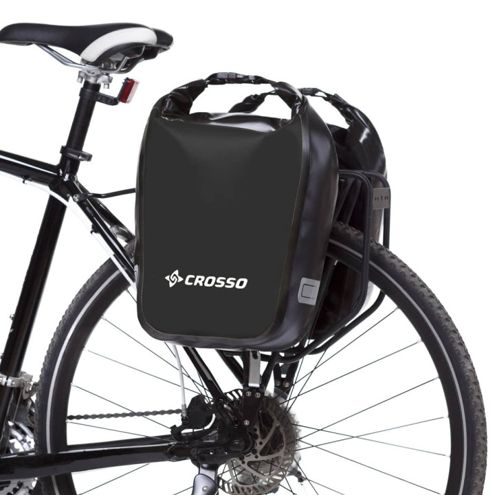 Crosso Dry 30 Rail System – Borse cicloturismo impermeabili 30L