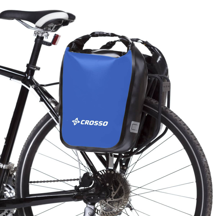 Crosso Dry 30 Rail System – Borse cicloturismo impermeabili 30L