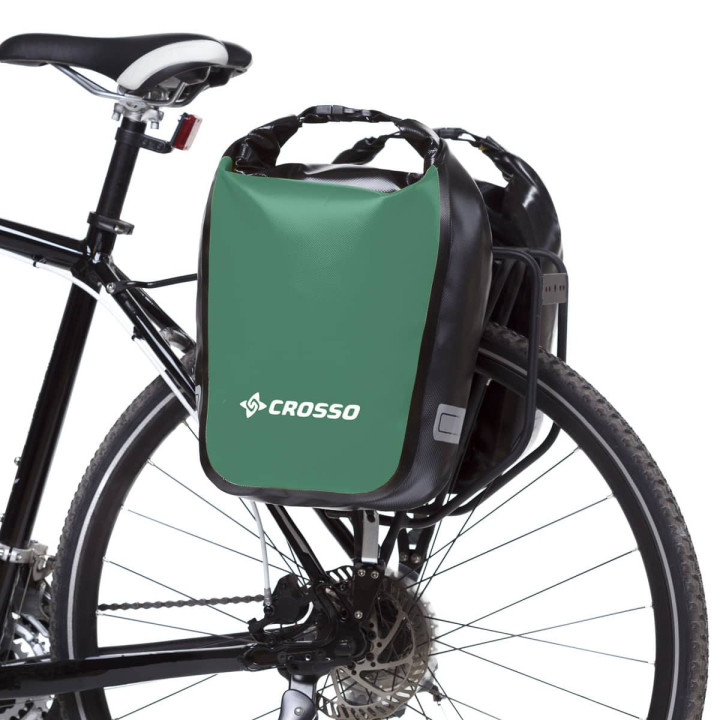 Crosso Dry 30 Rail System – Borse cicloturismo impermeabili 30L