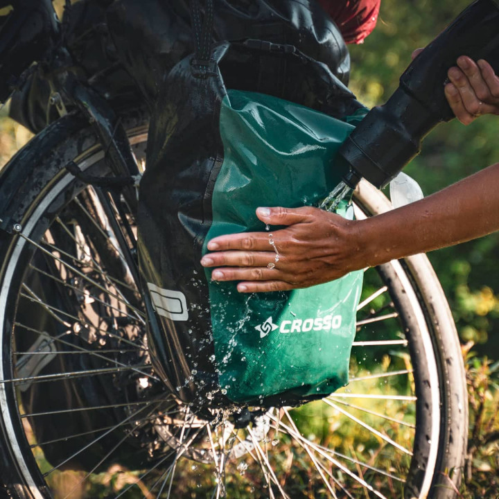 Crosso Dry 30 Rail System – Borse cicloturismo impermeabili 30L