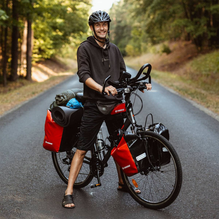 Crosso Dry 30 Rail System – Borse cicloturismo impermeabili 30L