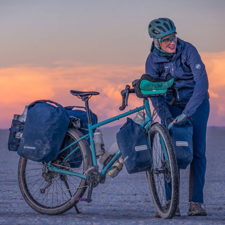 Crosso Twist 30 Rail System – 30L Cordura Touring Panniers | Bikejamming