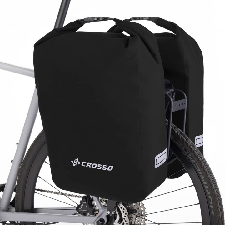 Crosso Twist 60 Rail System – Panniers Cordura 60L regolabili | Bikejamming