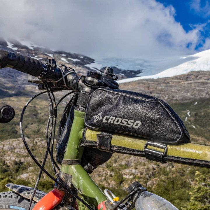Crosso Zipper Top Bag – Borsa top tube bikepacking