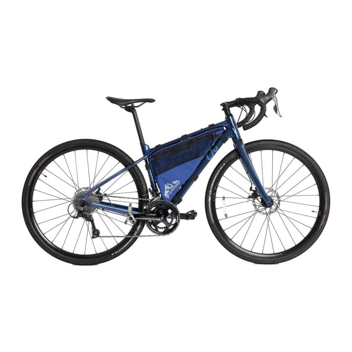 Crosso Zipper Tangent – Custom Bikepacking Frame Bag