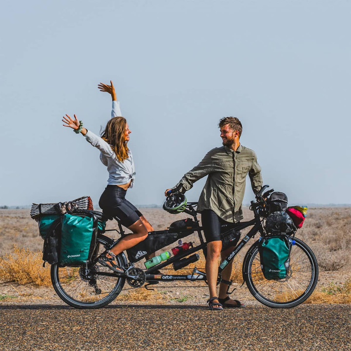 Crosso Zipper Tangent – Frame bag su misura bikepacking